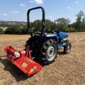 Iseki & Del morino 18HP tractor & flail mower
