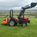 Yanmar & Smallholders Ym1501 Loader & Flail
