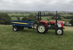 Fleming 1.25 ton Tipping trailer 6x4 with 12' sides
