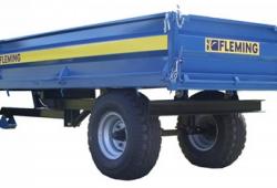 Fleming 4 Ton Tipping trailer 10x6 with 18" sides