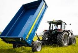 Fleming 2 ton Tipping trailer 8x5 with 15" Sides