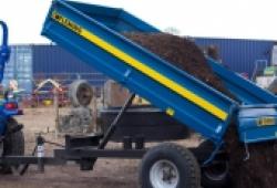 Fleming 1.25 ton Tipping trailer 6x4 with 12' sides