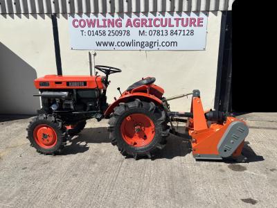 Kubota B7000 & Flail mower
