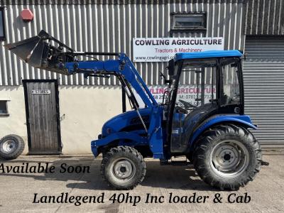Landlegend 40hp inc Loader & glass cab