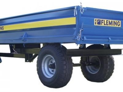 Fleming 4 Ton Tipping trailer 10x6 with 18" sides