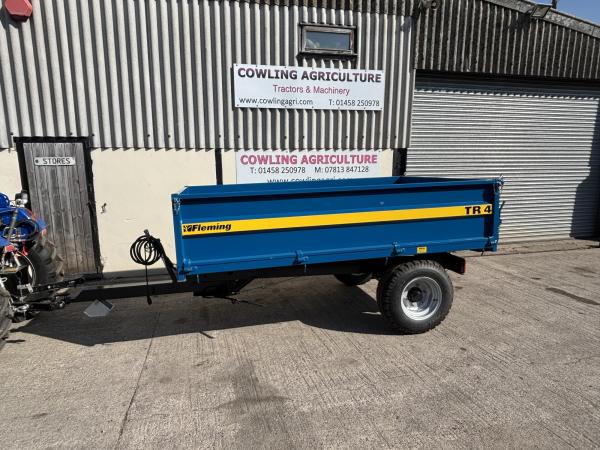 Fleming 4 Ton Tipping trailer 10x6 with 18" sides