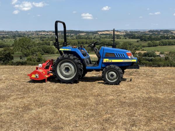 Iseki & Del morino 18HP tractor & flail mower