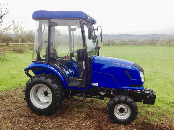 Landlegend Compact Tractor & Cab 30HP Fully Heated Glass Cab